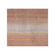 Sunrise Shag Mat in Mix of Pink, Orange, Yellow and White