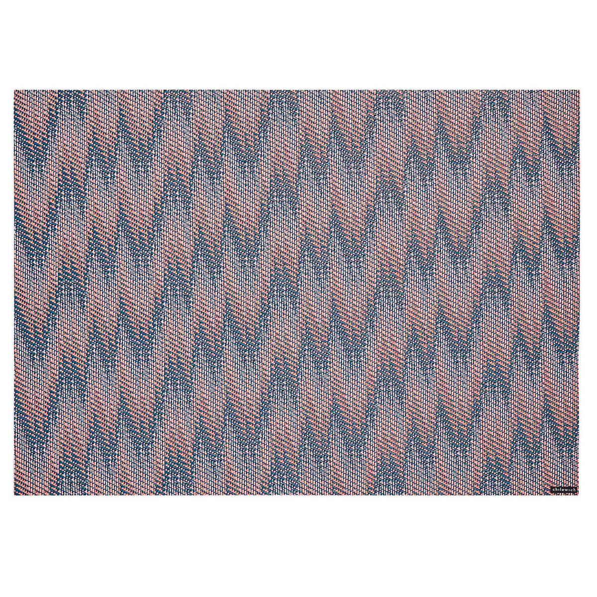 Rectangle Placemats in Mix of Dark Blue, Midtone Pink and Light Pink
