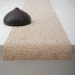 14'' x 72'' Table Runners in Midtone Warm Beige with White and Orange Accents