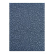 Rectangle Woven Floor Mat in Midtone Grey Blue Base with Dark Blue and Electric Blue Accents