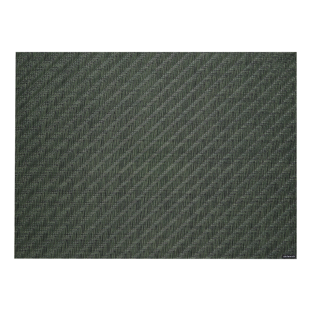 Chilewich woven placemat with subtle texture and contemporary design, ideal for dining and tabletop decor.