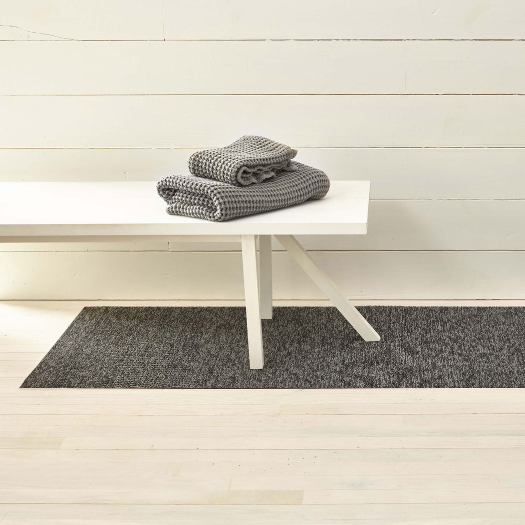 Heathered Shag Mats - Grey Runner