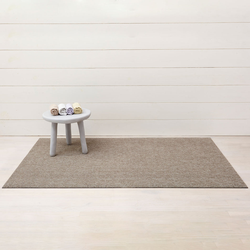 Heathered Shag Mats - Pebble Big Mat