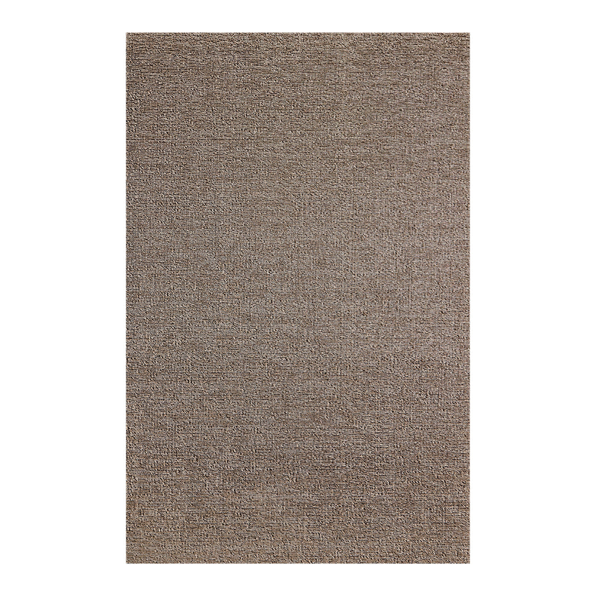 Rectangle Shag Mats in Light Greige Tones