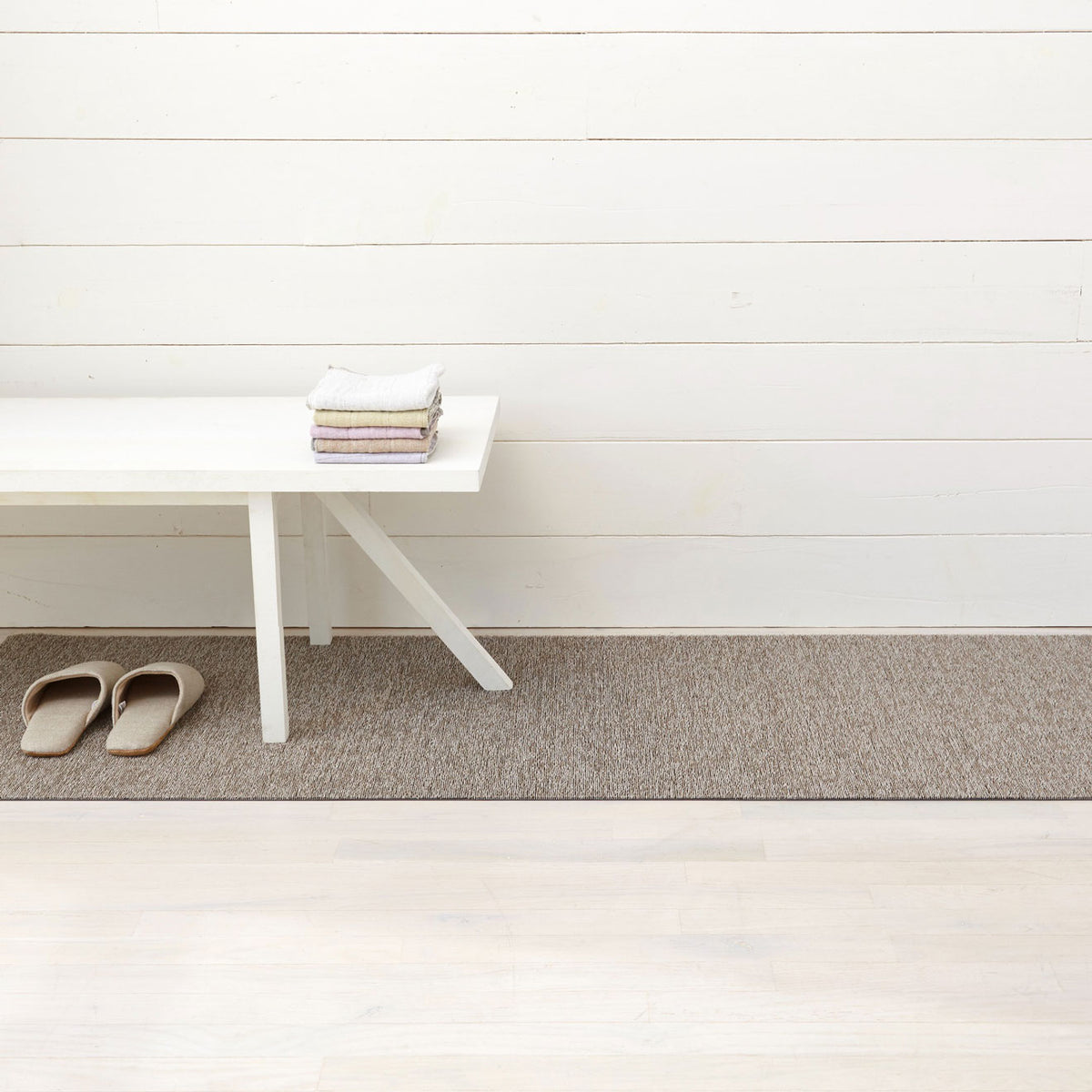 Heathered Shag Mats - Pebble Runner