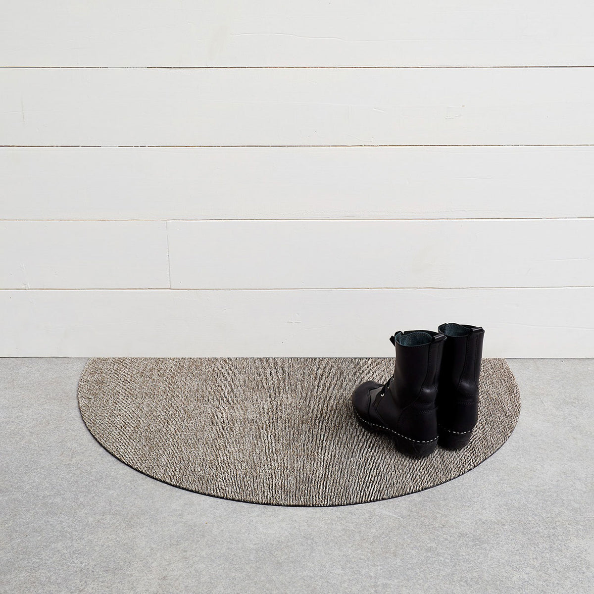 Heathered Shag Mats - Pebble Welcome Mat