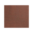 Burnt Coral Shag Mat in Muted Midtone Warm Red with White