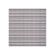 Square Woven Floor Mat in Mix of Blue Tones, Pink Tones, Dark Warm Red, Warm Silver and Off White