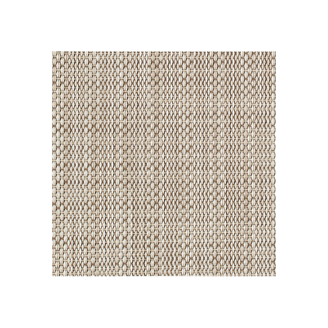 Detail image of Chilewich woven material showcasing texture, color, and pattern of the terrastrand yarn weave.