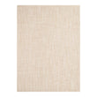 Bone Woven Floor Mat in Mix of Light Warm Beige and White
