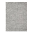 White/Silver Woven Floor Mat in Light Warm Silver Grey with Subtle White and Dark Greige Accents