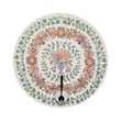 15" Placemats in Mix of Muted Green, Warm Pink, Muted Blue and Muted Yellow on a Light Neutral Beige Base