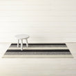 Marbled Stripe Shag Mats - Salt & Pepper Big Mat