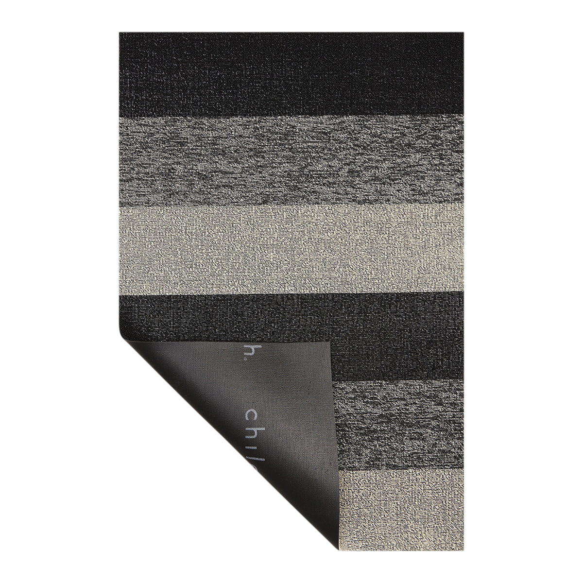 Marbled Stripe Shag Mats - Salt & Pepper Corner