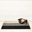 Marbled Stripe Shag Mats - Salt & Pepper Doormat