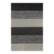 Rectangle Shag Mats in Mix of Black, Cool Grey and White