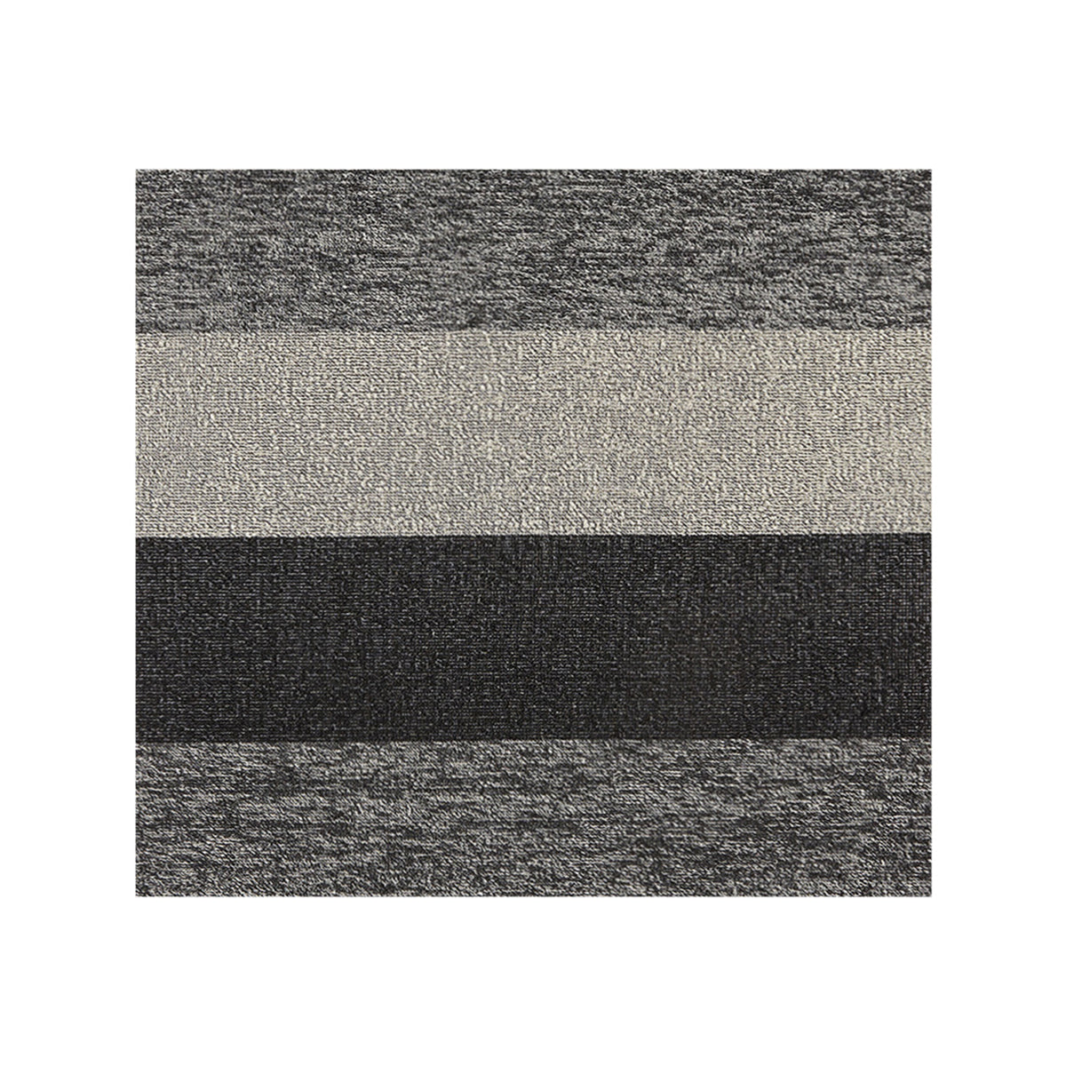 Salt & Pepper Shag Mat in Mix of Black, Cool Grey and White
