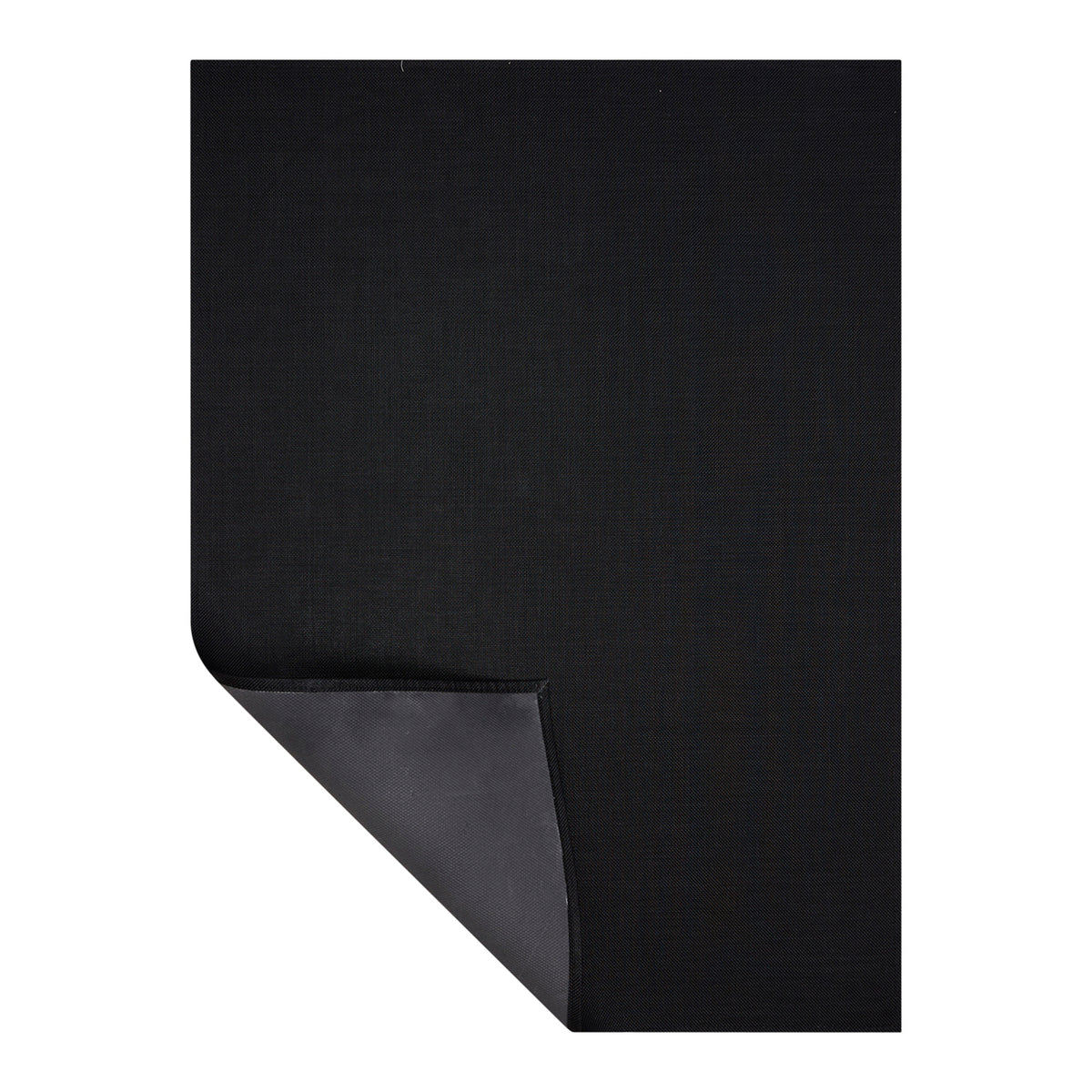 Mini Basketweave Rugs - Black Corner