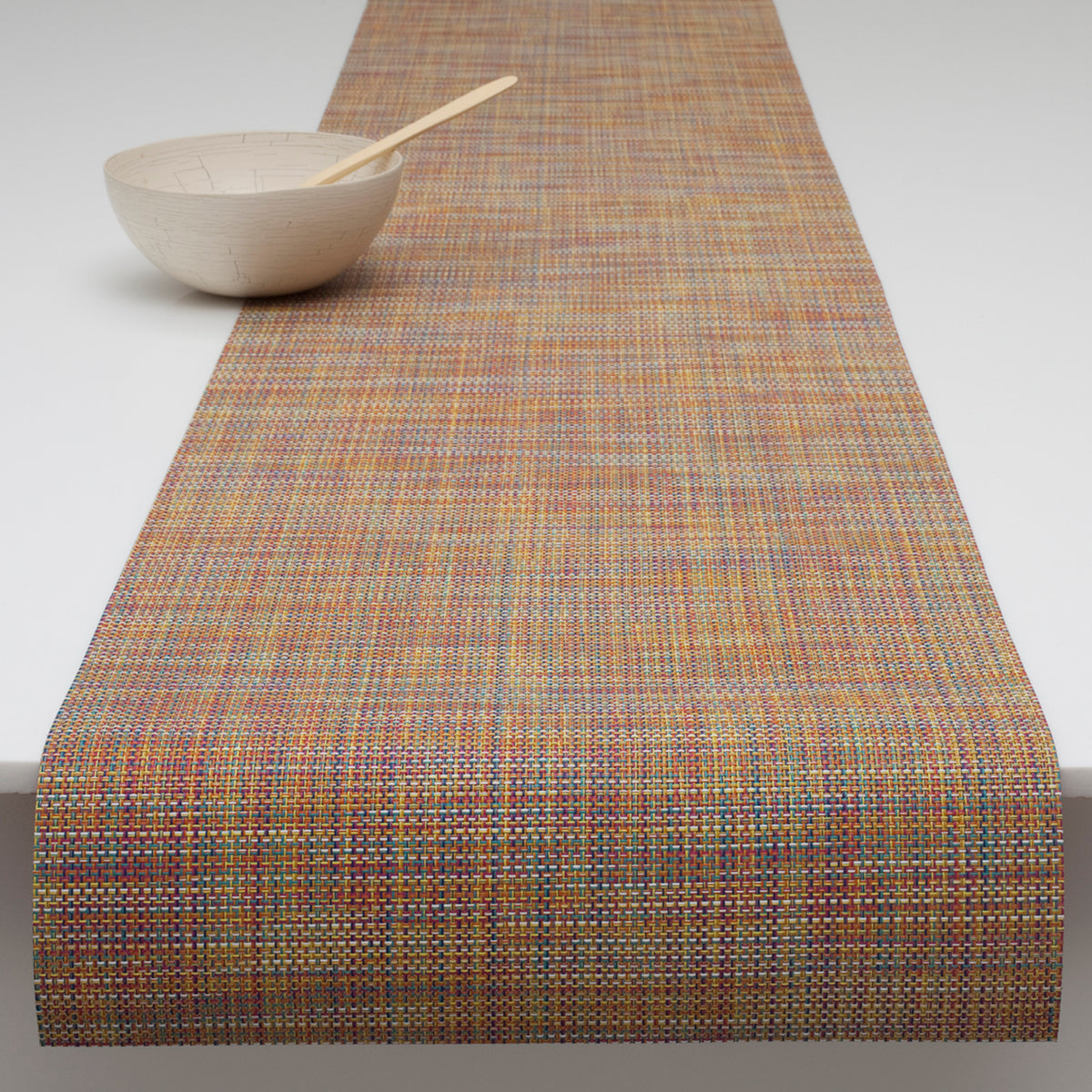 14'' x 72'' Table Runners in Vivid Multicolor with Yellow, Magenta, Dark Blue, Orange and White