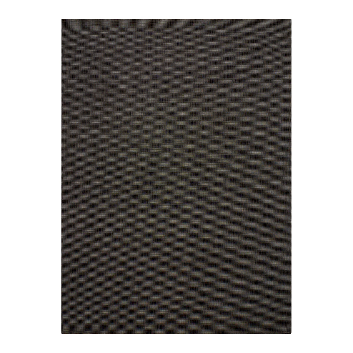 Dark Walnut Woven Floor Mat in Mix of Dark Brown, Midtone Warm Brown and Metallic Silver