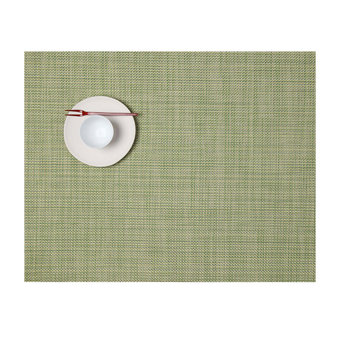 Mini Basketweave Placemats - Dill View 1