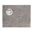 Mini Basketweave Placemats - Gravel With Prop