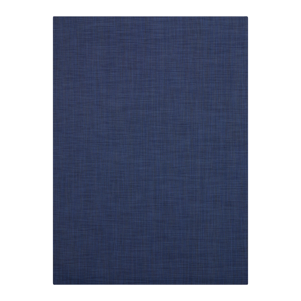Indigo Woven Floor Mat in Midtone Navy Blue