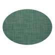 Oval Placemats in Midtone Cool Green 