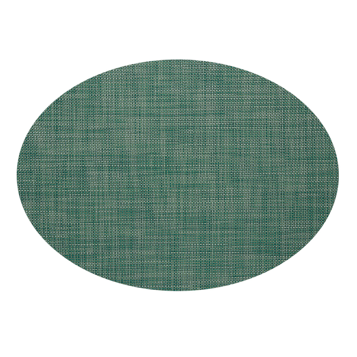Oval Placemats in Midtone Cool Green 