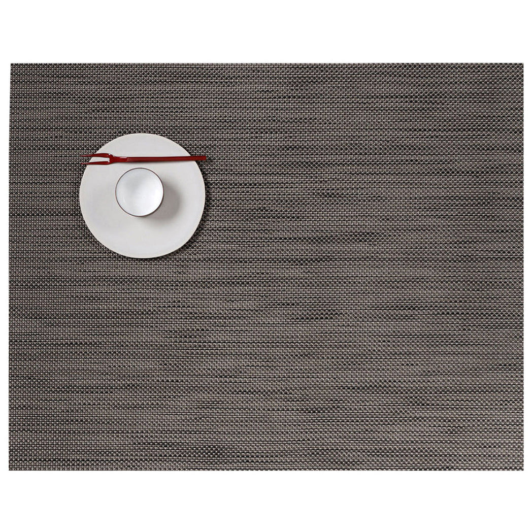 Mini Basketweave Placemats - Light Grey With Prop