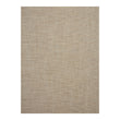 Linen Woven Floor Mat in Light Warm Beige With Subtle Dark Beige Accents