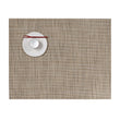 Linen Placemats in Light Warm Beige With Subtle Dark Beige Accents