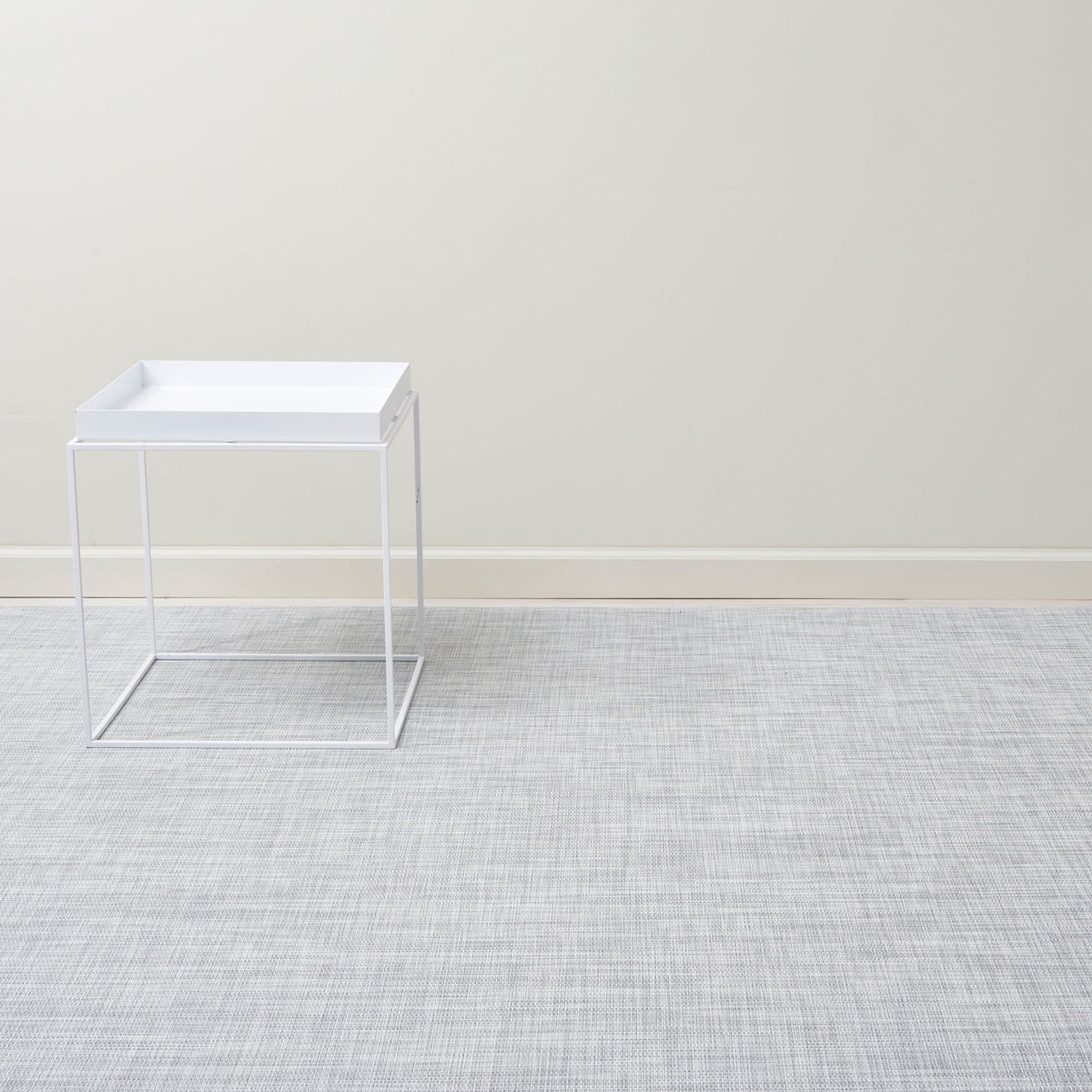Mini Basketweave Rugs - Mist with Prop