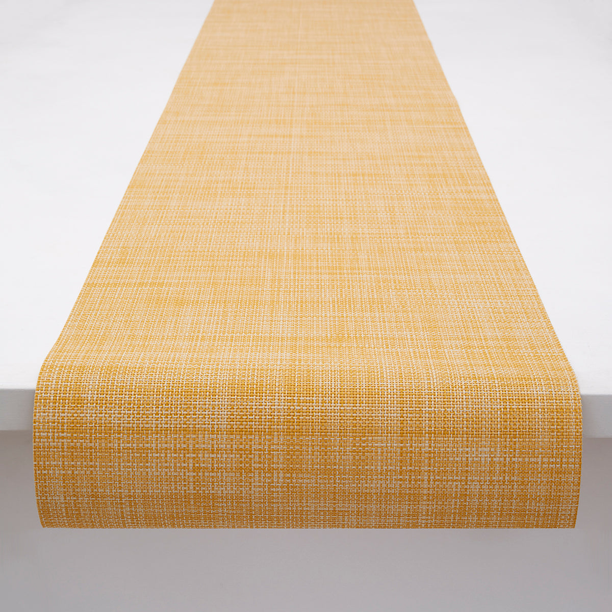 Mini Basketweave Table Runners - Ochre With Prop
