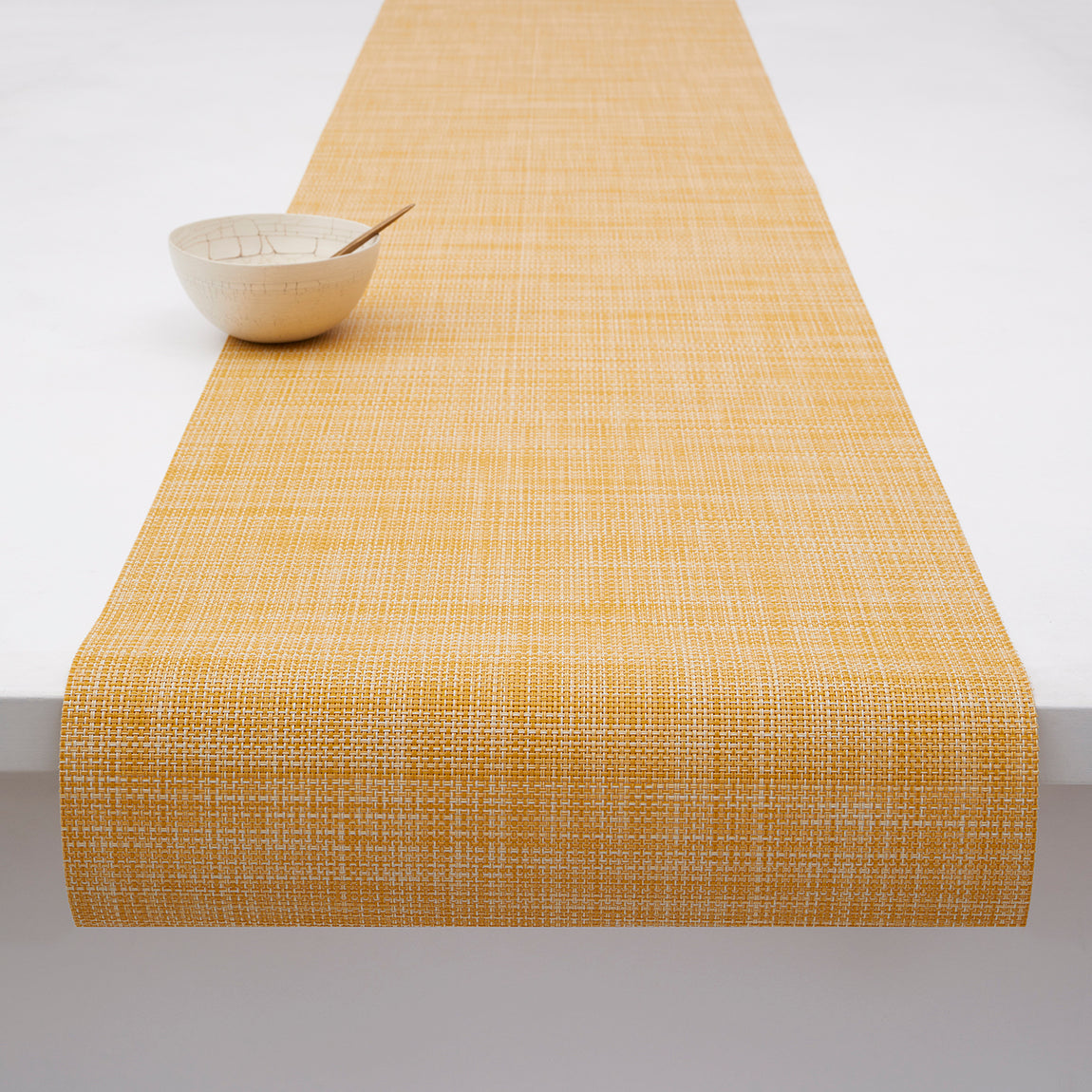 Mini Basketweave Table Runners - Ochre View 1