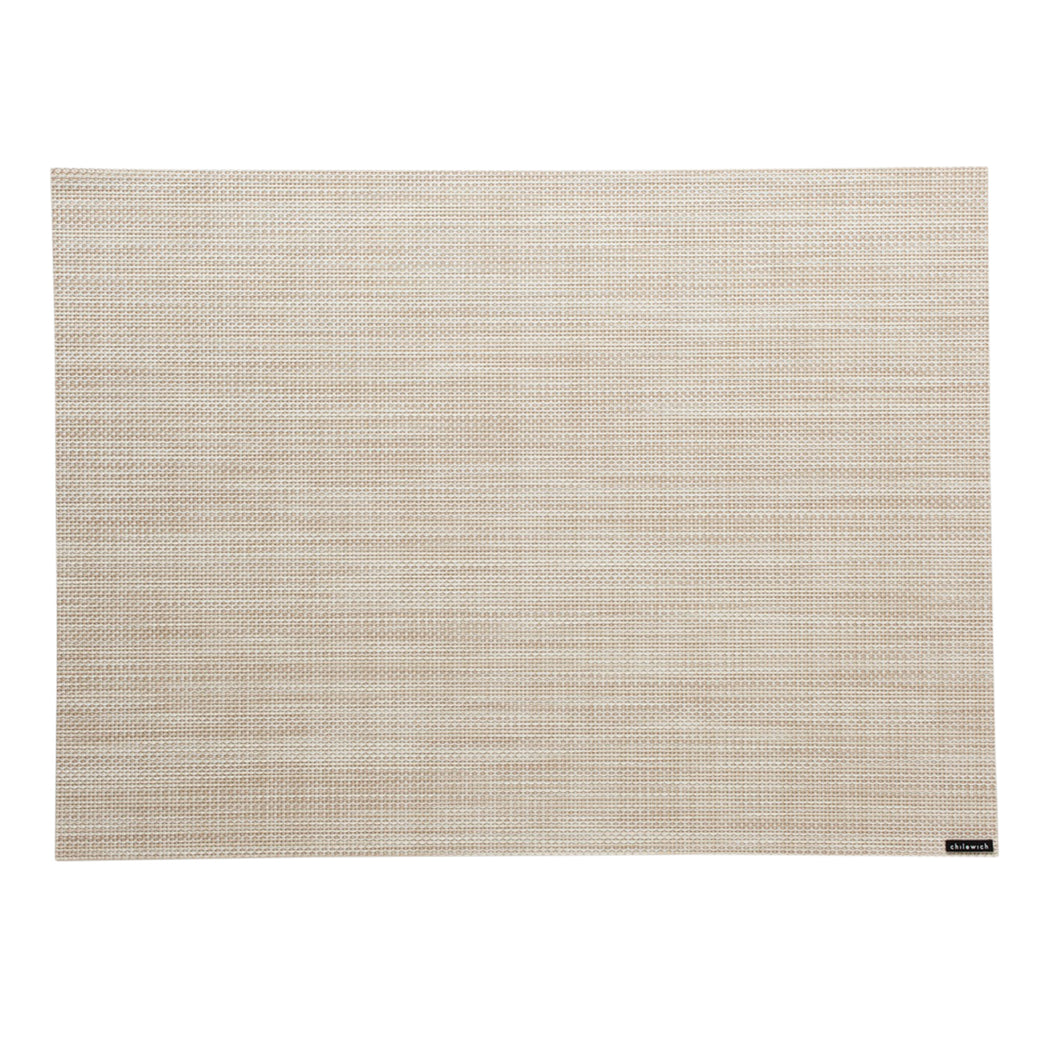 Parchment Placemats in Mix of Light Warm Beige and White