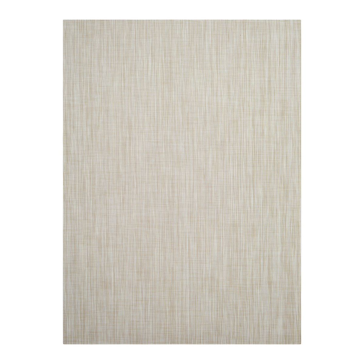 Parchment Woven Floor Mat in Mix of Light Warm Beige and White