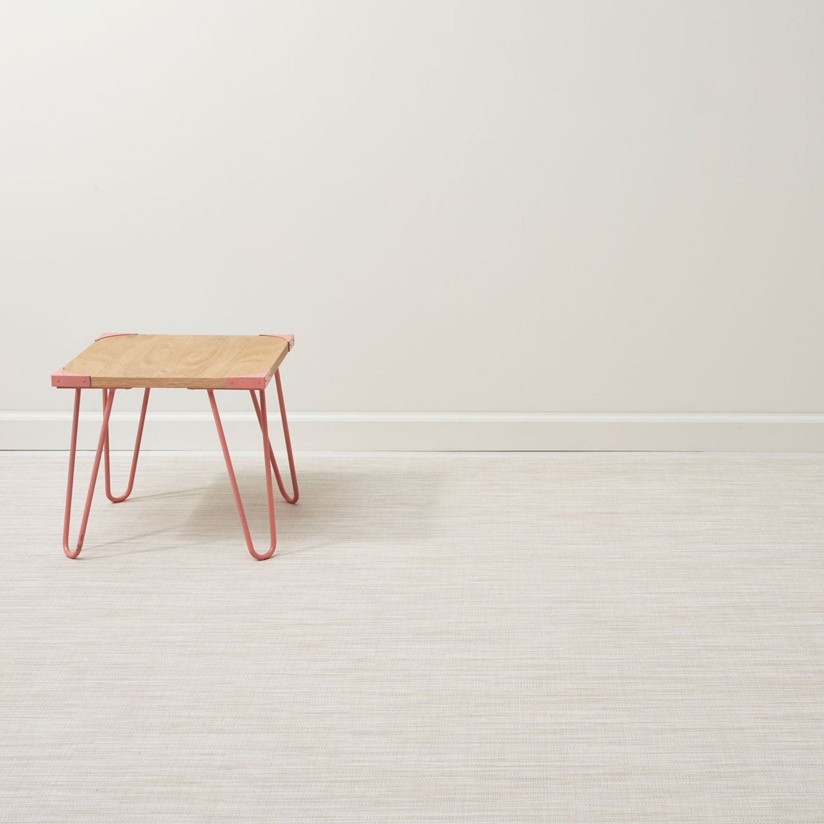 Mini Basketweave Rugs - Parchment with Prop