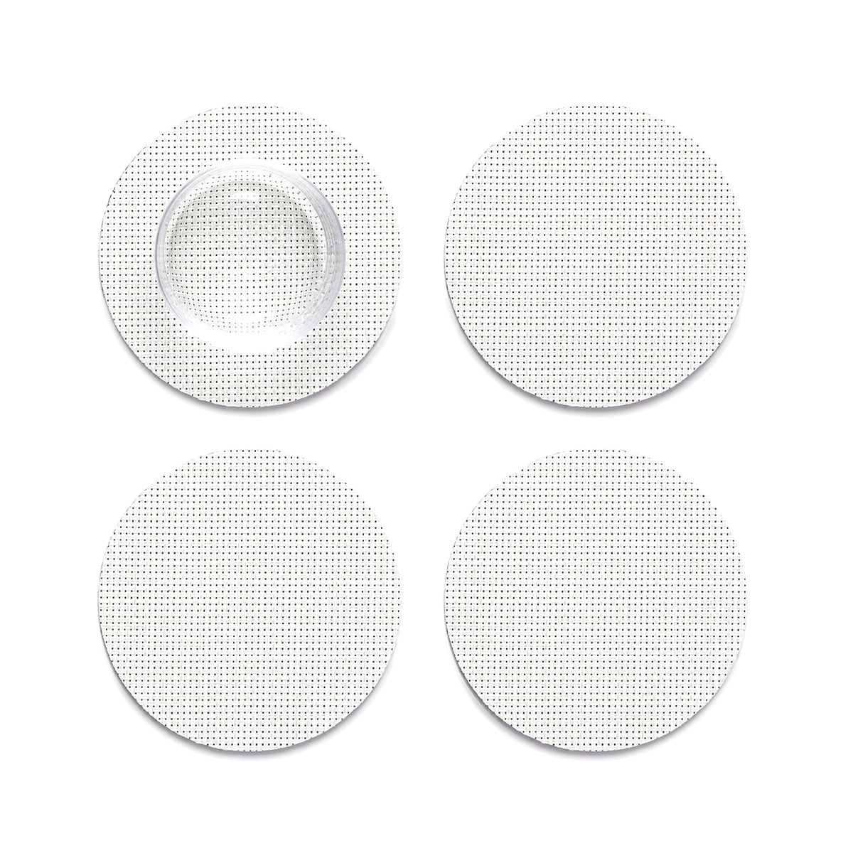 Set of 4 Coasters in Light Greige