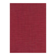 Chilewich Basketweave floor mat in Scarlet, showcasing woven terrastrand yarn texture and modern design aesthetic.