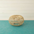 Mini Basketweave Rugs - Turquoise With Prop