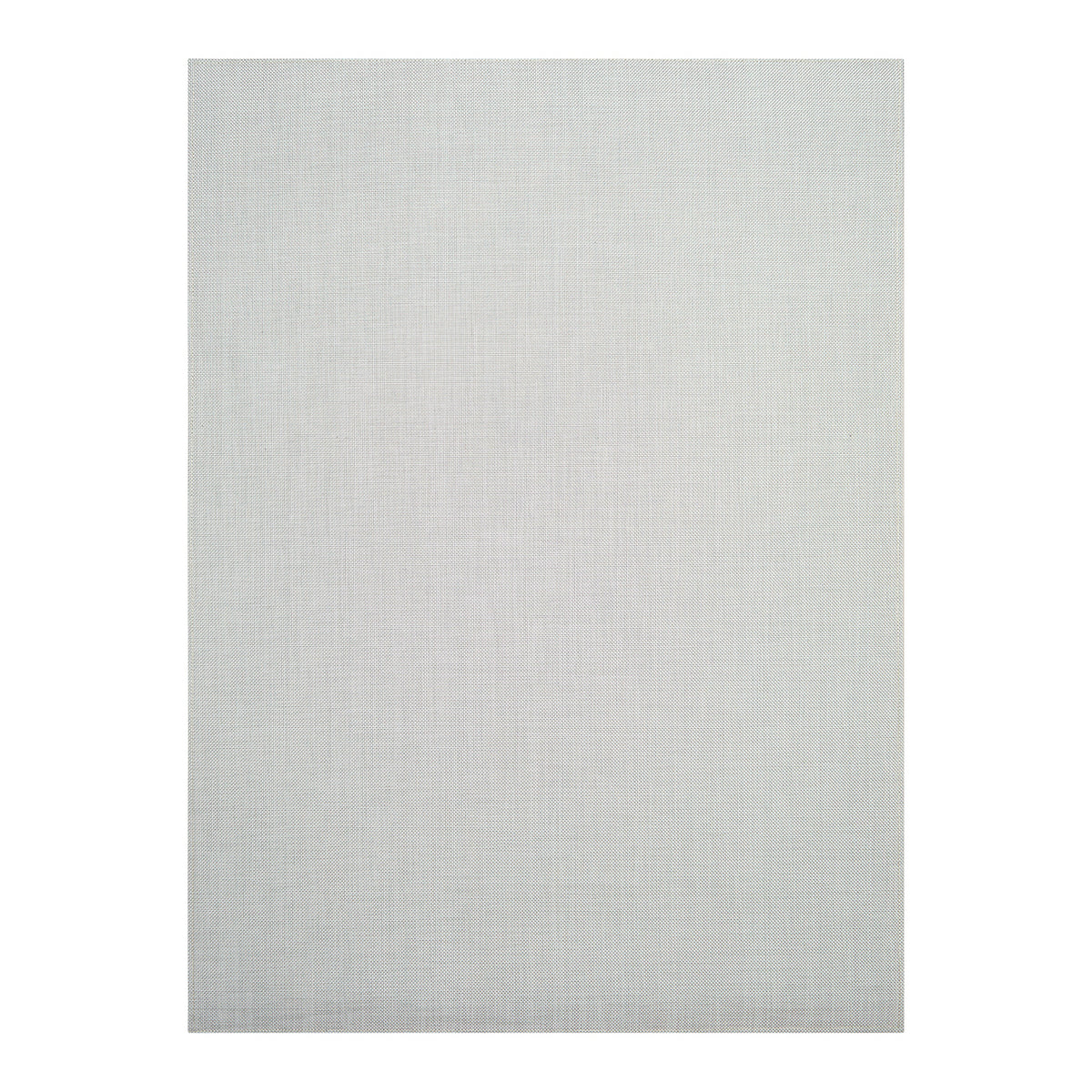 White Woven Floor Mat in Metallic White