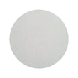 Round Woven Floor Mat in Metallic White