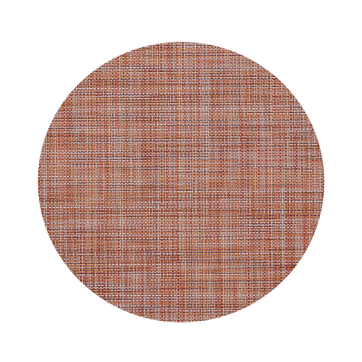 Round Placemats in Mix of Dark and Light Pinks, Reds and Oranges
