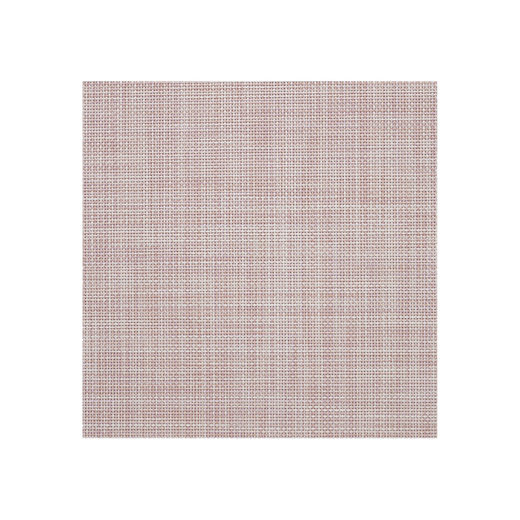 Chilewich Basketweave floor mat in Blush, showcasing woven terrastrand yarn texture and modern design aesthetic.