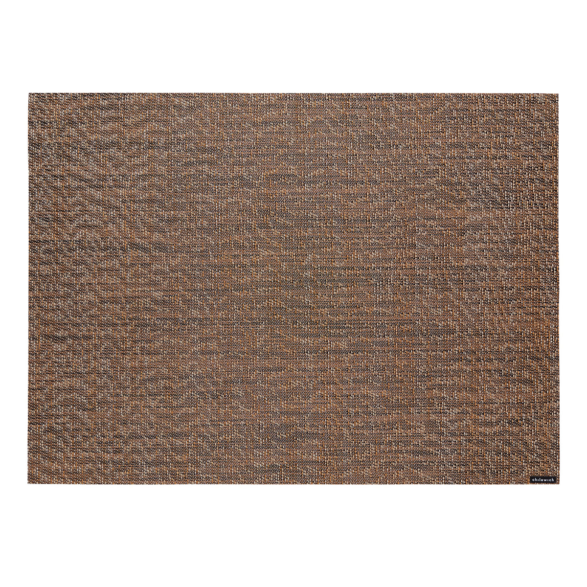 Mocha Placemats in Dark Warm Brown Base with Orange Brown and Warm Beige