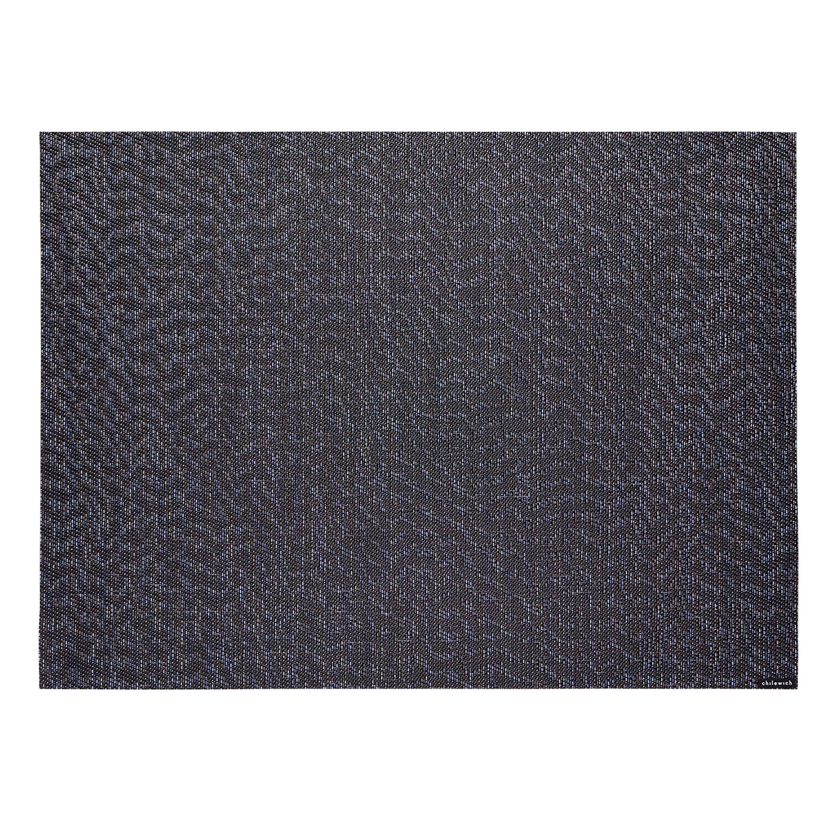 Zephyr Placemats in Blue Black Base with Midtone Grey Blue