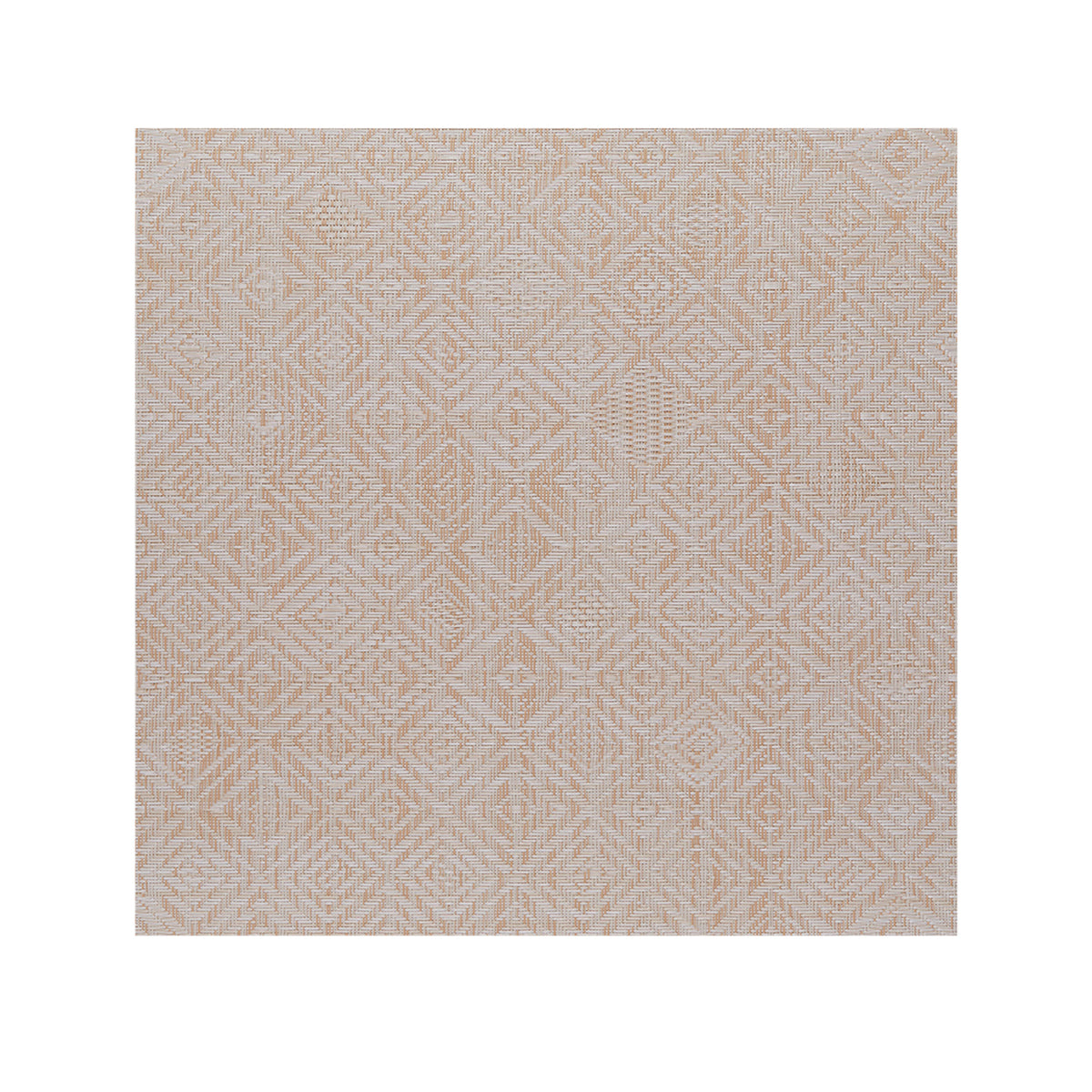 Almond Woven Floor Mat in Warm Beige Tones