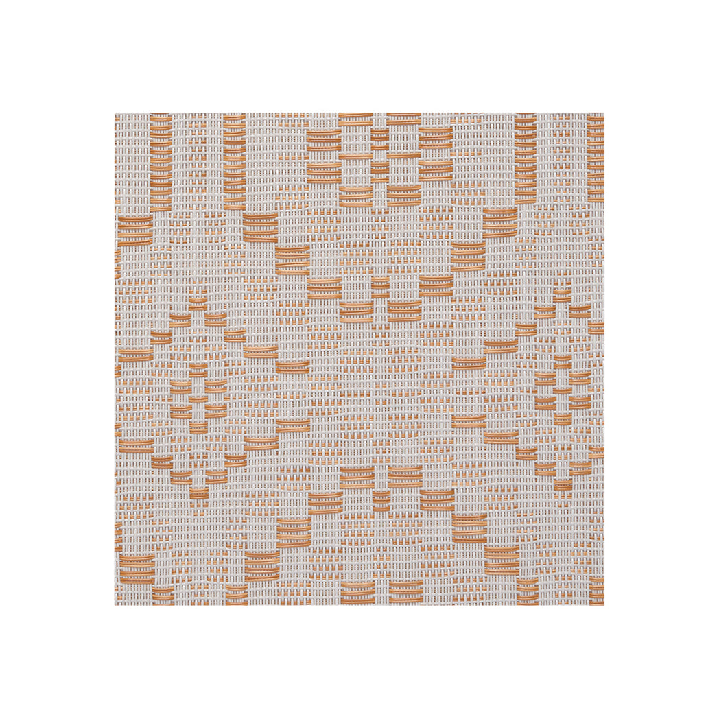 Detail image of Chilewich woven material showcasing texture, color, and pattern of the terrastrand yarn weave.