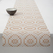 14'' x 72'' Table Runners in Light Neutral Base with Light Warm Tan Accent